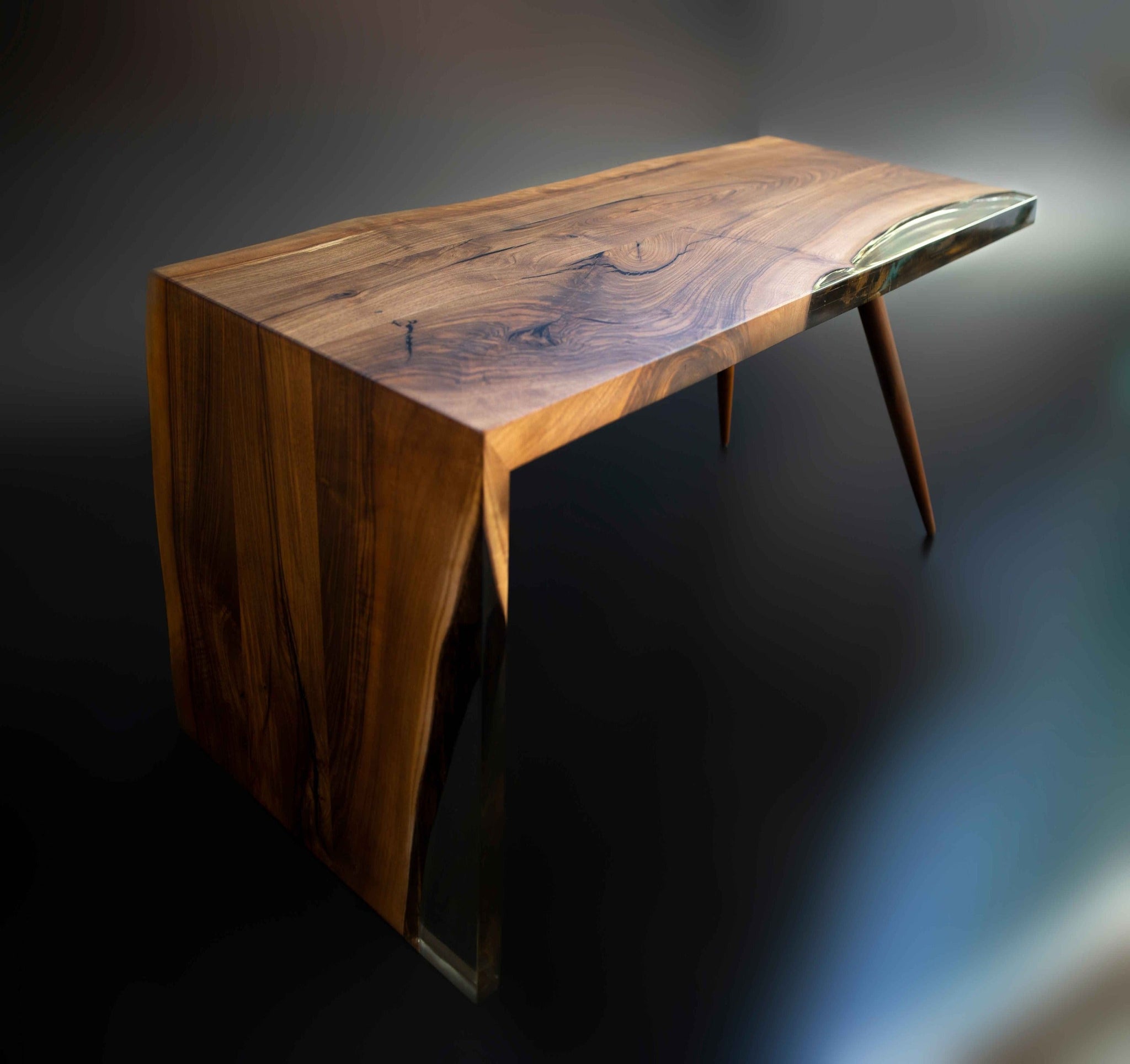 Waterfall Edge Tables Custom Made to Order – ResinRoot Designs
