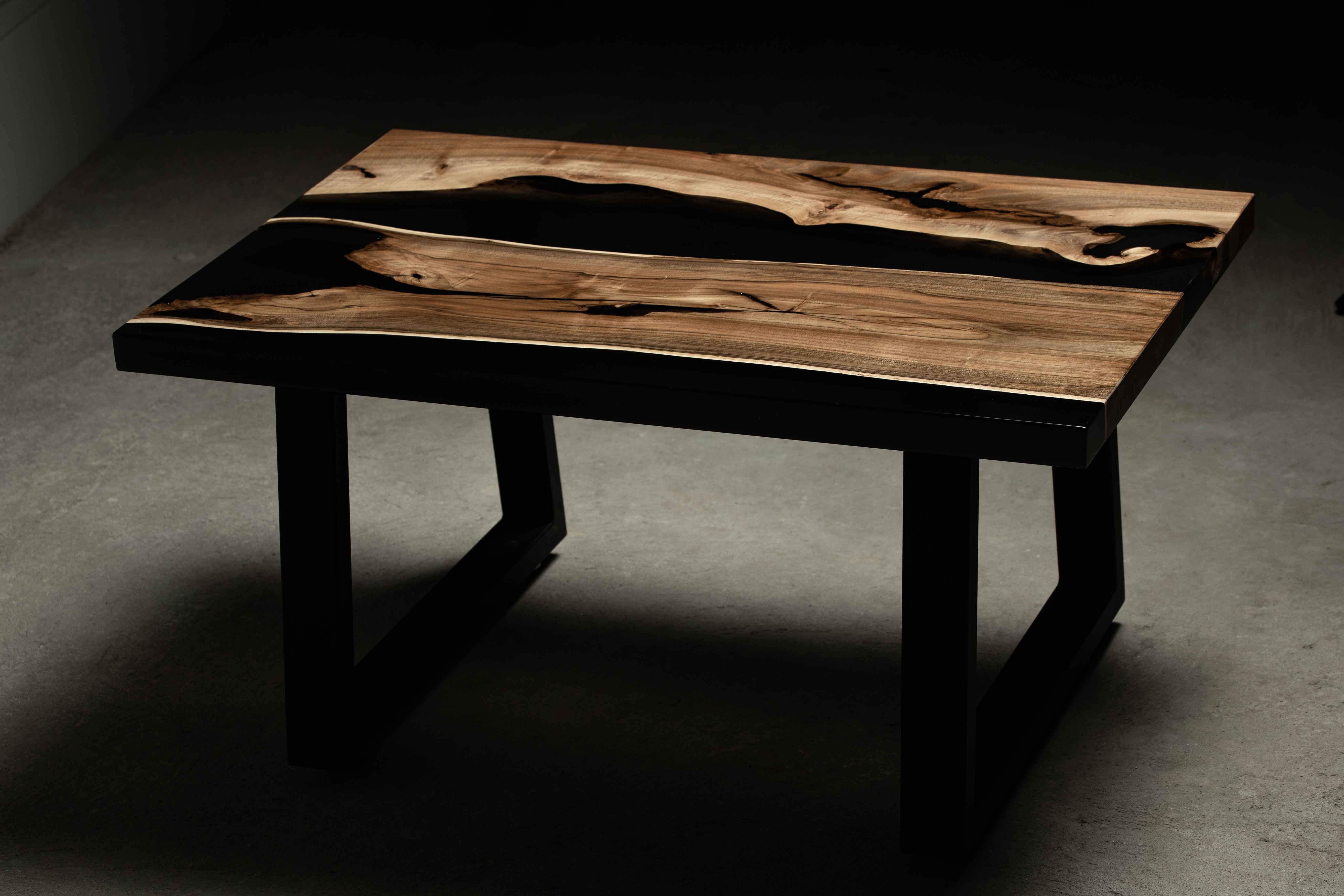 Epoxy and Wood Coffee Tables Custom Made to Order – ResinRoot Designs